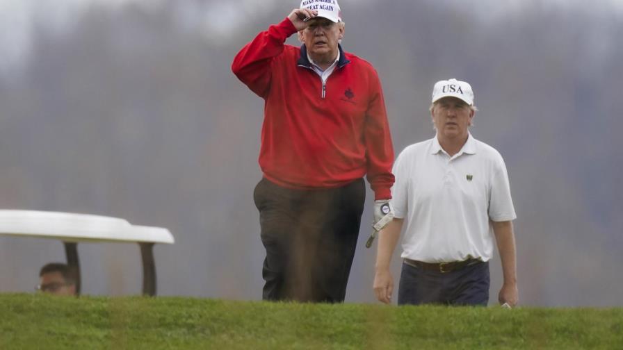 Trump juega golf en plena cumbre virtual del G20
