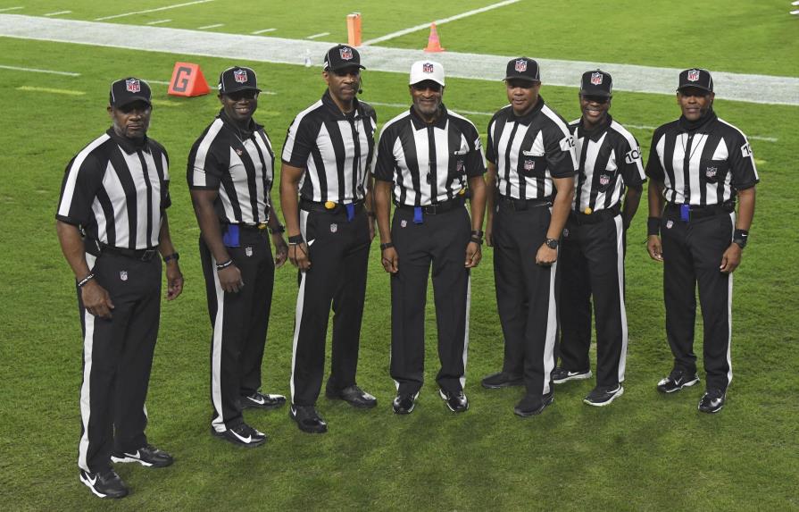 Historia en la NFL: por primera vez árbitros afroamericanos trabajan un juego en el fútbol americano
