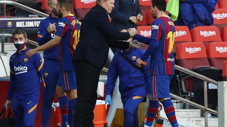 Koeman vuelve a dar descanso a Messi en Champions Koeman vuelve a dar descanso a Messi en Champions