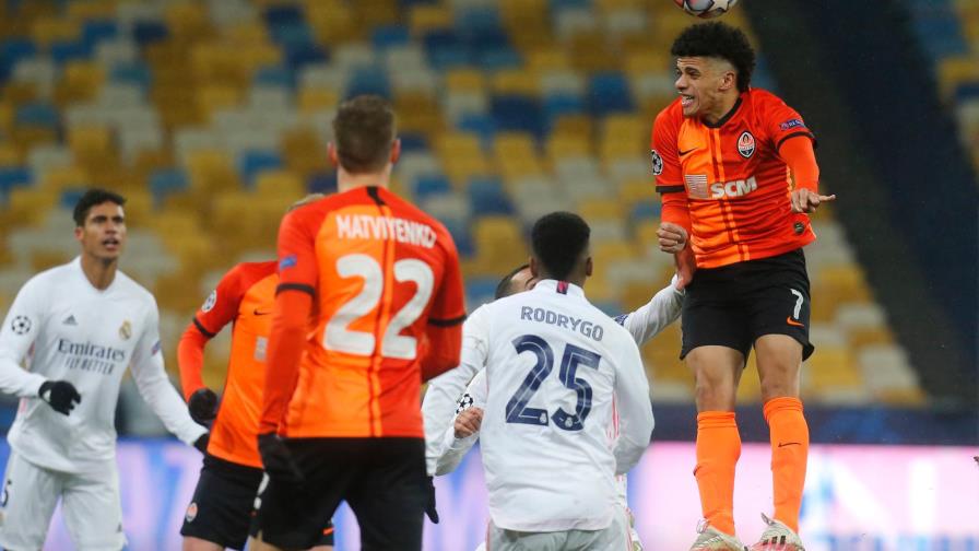 Real Madrid en peligro en la ‘Champions’ tras perder 2-0 ante Shakhtar Donetsk