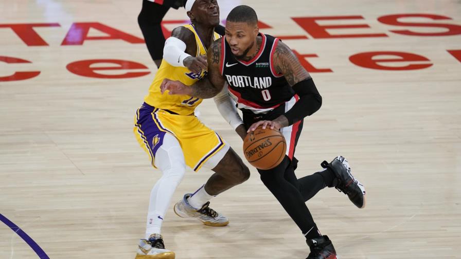 Damian Lillard se creció ante Lakers y lideró triunfo de Trail Blazers Damian Lillard se creció ante Lakers y lideró triunfo de Trail Blazers