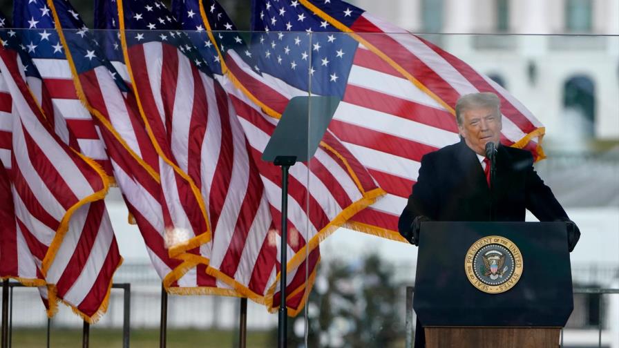 Trump le dice a sus partidarios en Washington que “nunca” concederá la victoria