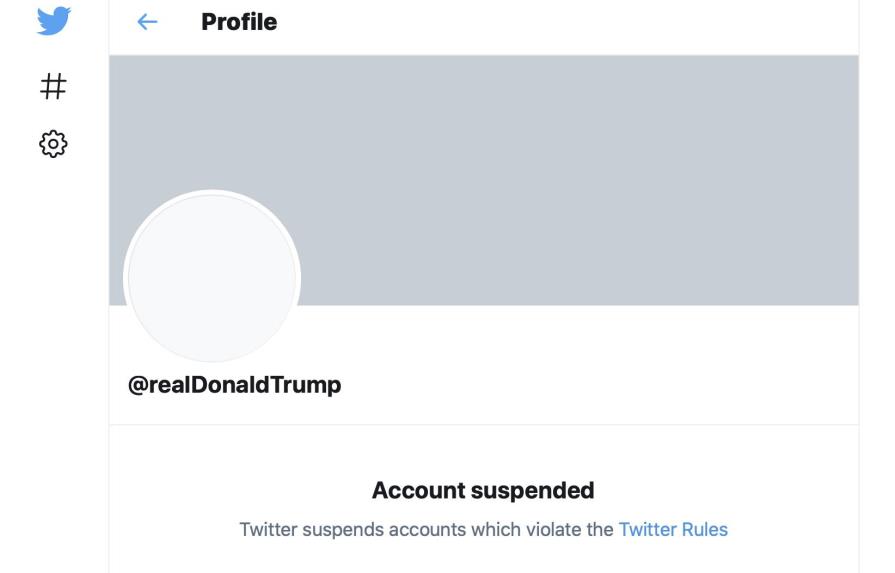 Twitter defiende su veto a Trump pero lo ve como un precedente peligroso