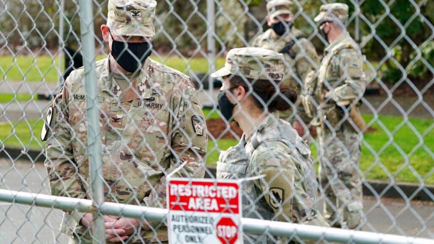 Blindada, Washington se prepara para la llegada de Biden a la Casa Blanca