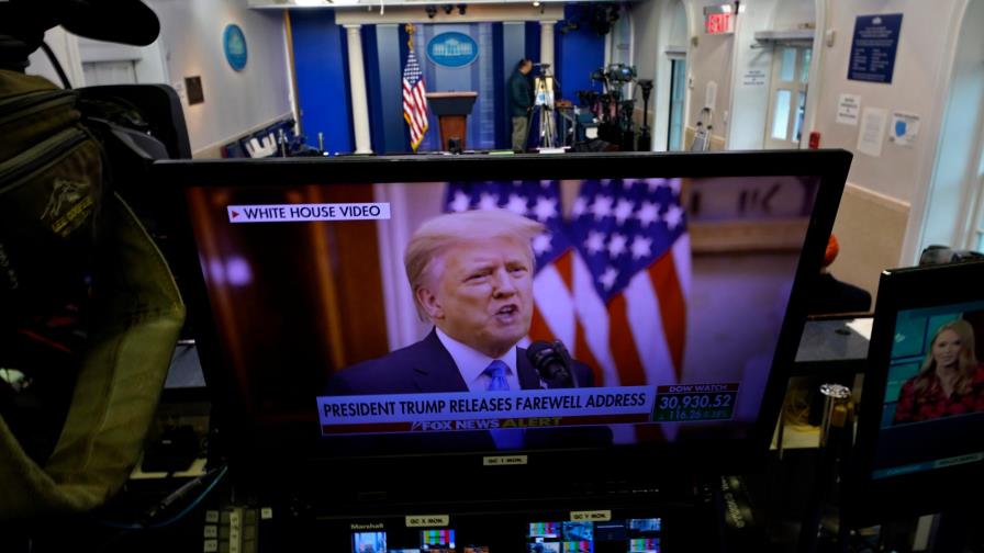 Trump se reivindica en su discurso de despedida antes de dejar la Casa Blanca Trump se reivindica en su discurso de despedida antes de dejar la Casa Blanca