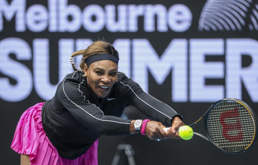 Serena Williams se pone a tono para el Abierto de Australia