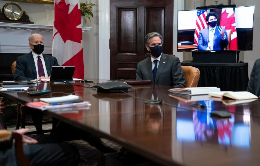 La cita virtual entre Biden y Trudeau resalta “extraordinaria amistad” entre EEUU-Canadá