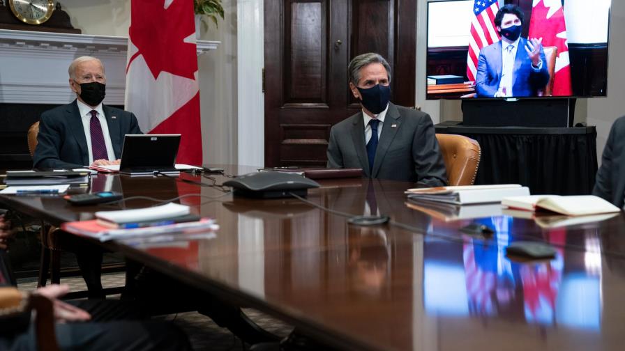 La cita virtual entre Biden y Trudeau resalta “extraordinaria amistad” entre EEUU-Canadá