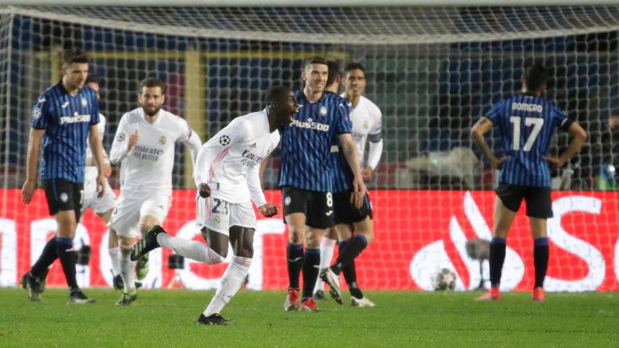 Mendy derriba el fortín de Bérgamo y el Real Madrid gana al Atalanta