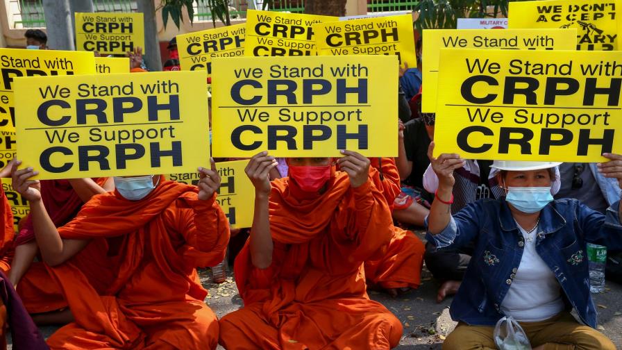 Policía de Myanmar endurece represión contra las protestas Policía de Myanmar endurece represión contra las protestas