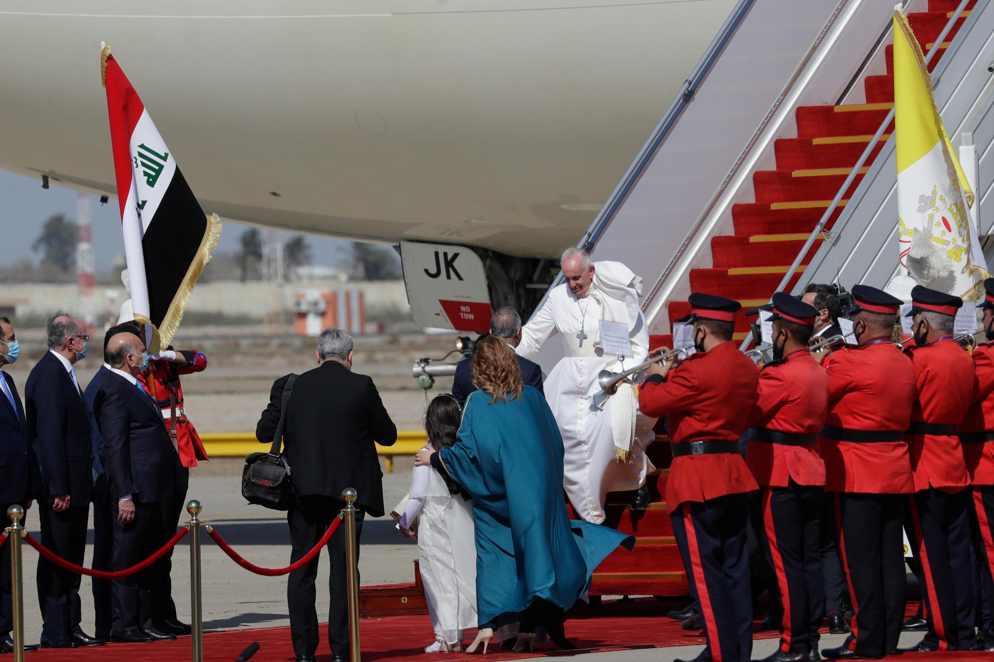 El Papa Francisco llega a Bagdad