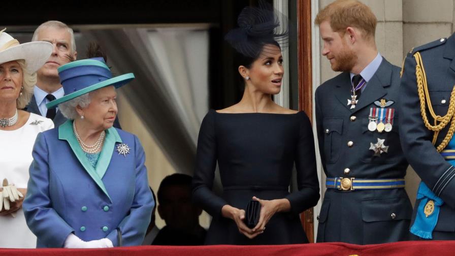 Ni la reina ni su marido mencionaron el color de piel del hijo de Meghan 