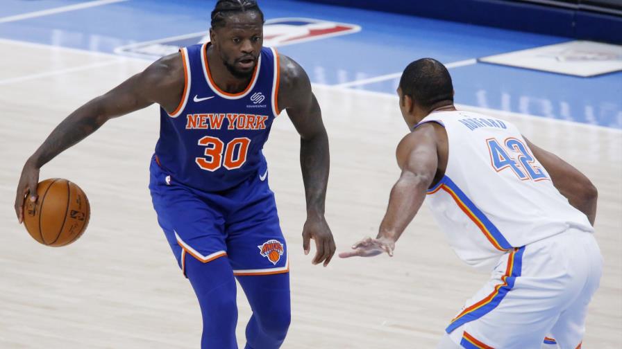 Los Knicks alcanzan puestos de playoffs con triunfo ante los Thunder