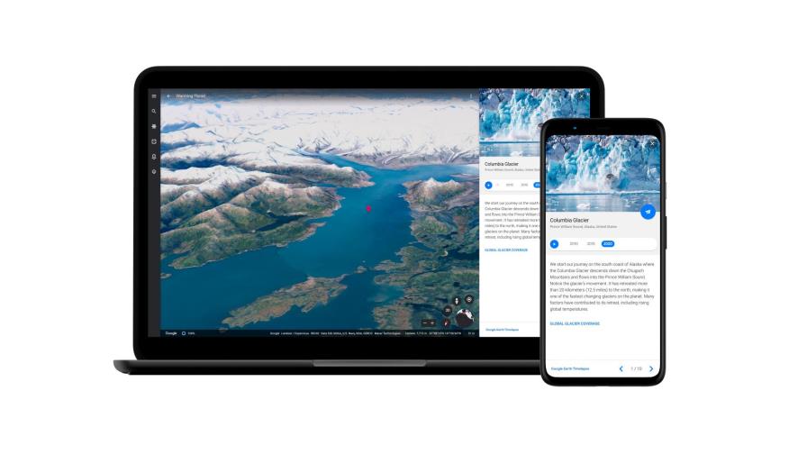 Google Earth agrega video para mostrar cambio climático