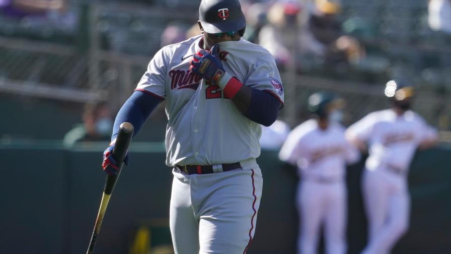 Miguel Sanó fuera con rigidez en corva