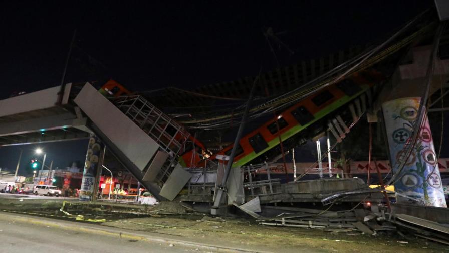 México emprende búsqueda de responsables de accidente en metro que dejó 24 muertos