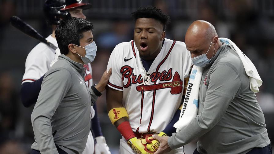 Vídeo | Acuña jr. supera a Chipper Jones en pelotazos recibidos