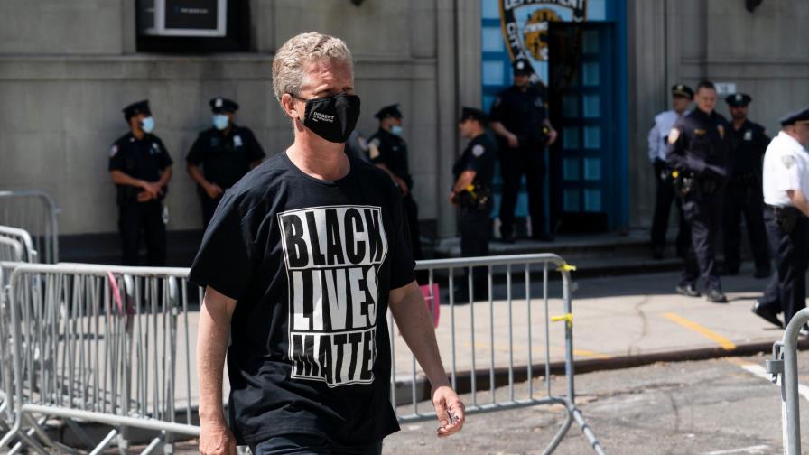 Candidato a alcaldía de Nueva York arrestado en una protesta por George Floyd