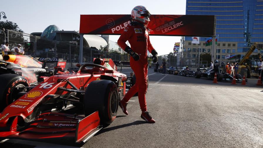 F1: Leclerc gana la pole en sesión acortada por choque F1: Leclerc gana la pole en sesión acortada por choque