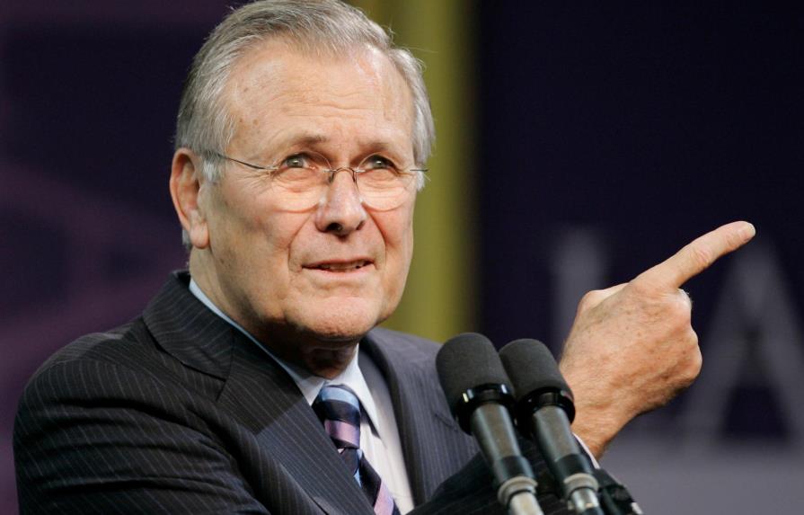 Muere exsecretario de Defensa de EEUU Donald Rumsfeld