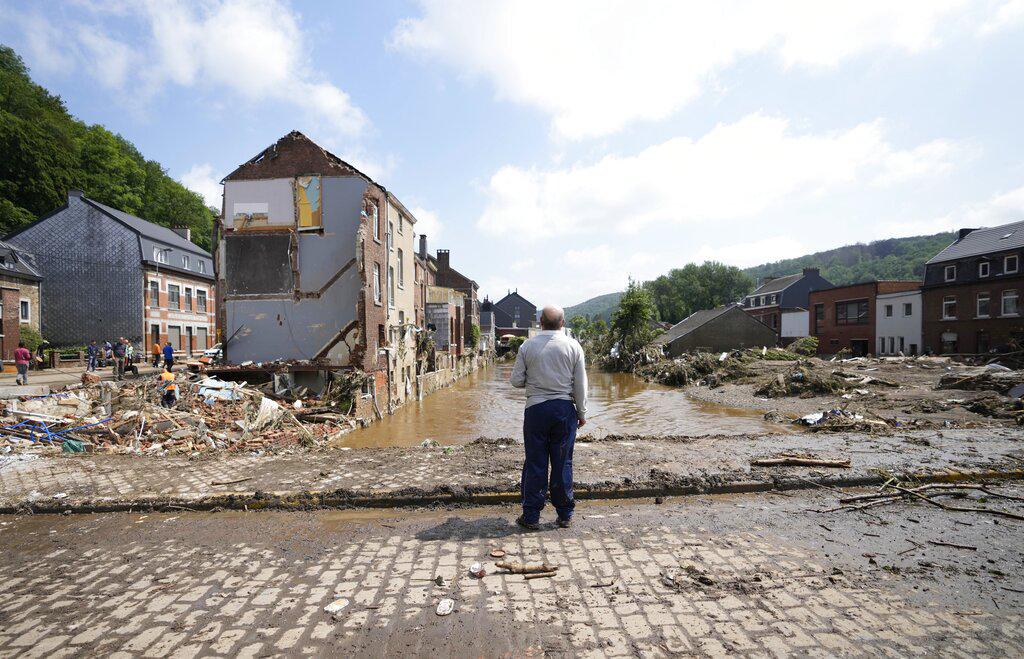 Bélgica y Alemania lloran por muertos y desaparecidos en históricas inundaciones