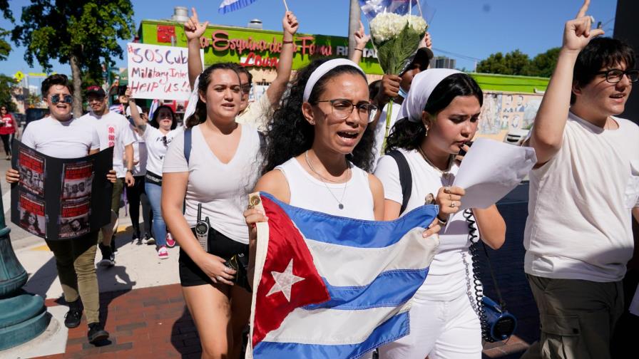 Empresa vandalizada en Miami niega tener lazos familares con Díaz Canel