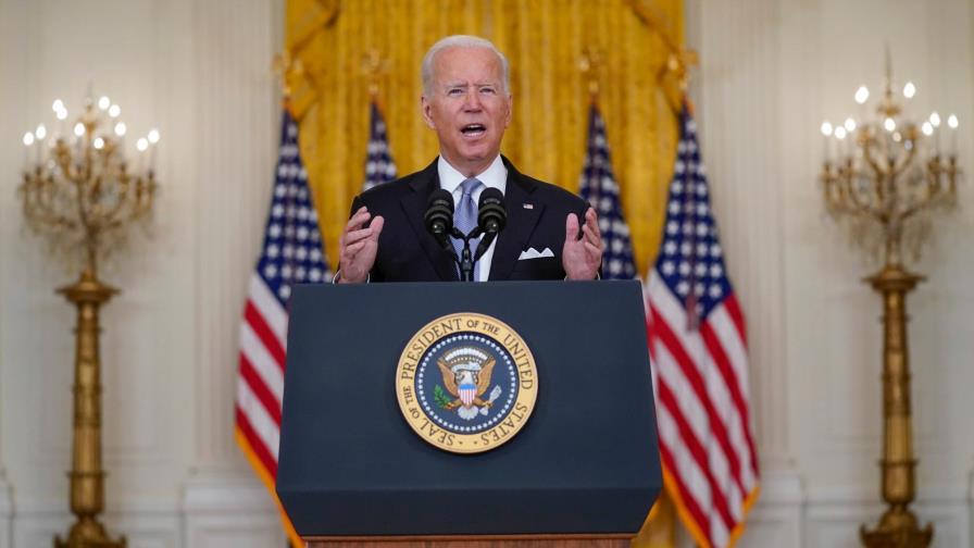 “No me arrepiento”: Biden defiende la retirada de EE.UU. de Afganistán “No me arrepiento”: Biden defiende la retirada de EE.UU. de Afganistán