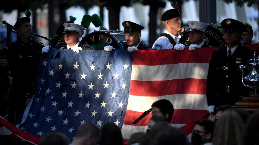 Nueva York recuerda los atentados del 11S 20 años después con un solemne acto