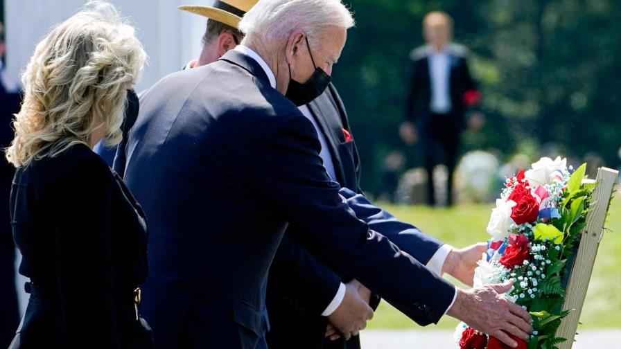 Biden pide ”demostrar que las democracias funcionan” al conmemorar el 11-S