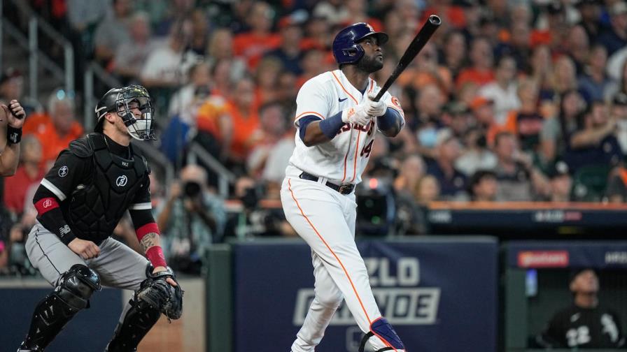 Los Astros golpean a los Medias Blancas