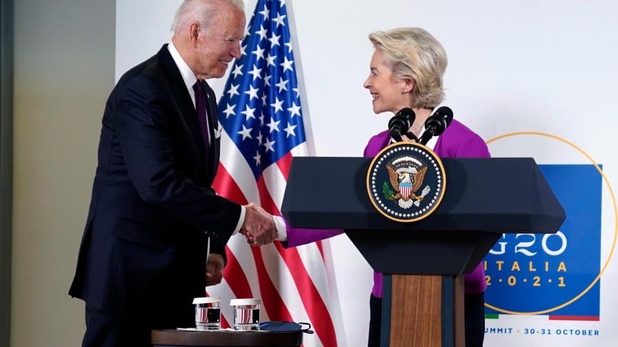Biden y Von der Leyen cierran filas contra Bielorrusia y prometen sanciones