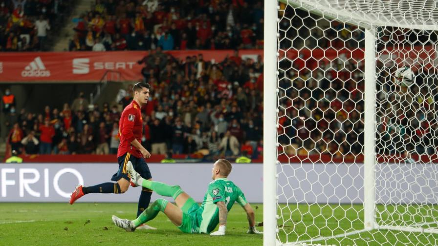 Morata mete a España en el Mundial de Catar y envía a Suecia a la repesca