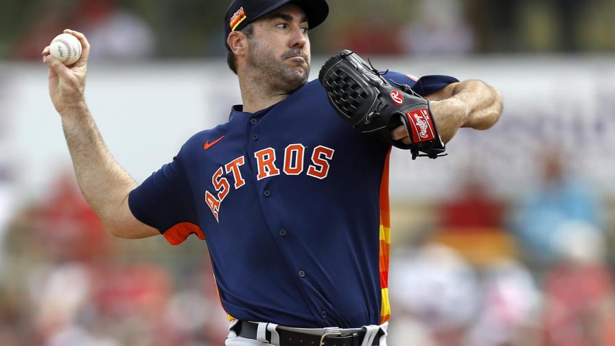 Justin Verlander pacta por un año con los Astros