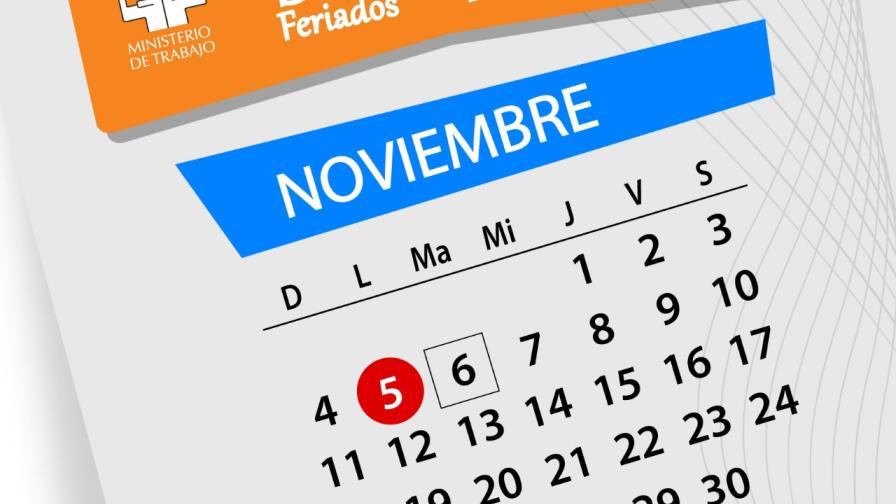 Ministerio de Trabajo reitera feriado “Día de la Constitución” se cambia para el lunes 05