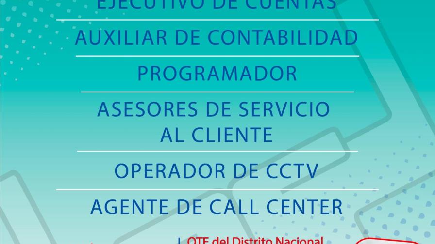 Anuncian jornada de empleo en el Distrito Nacional