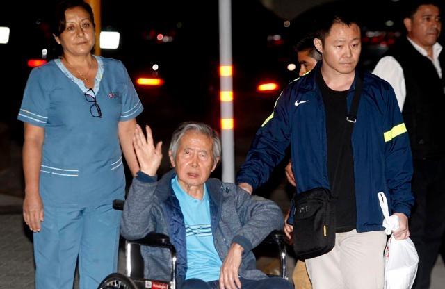 El expresidente de Perú Alberto Fujimori es hospitalizado