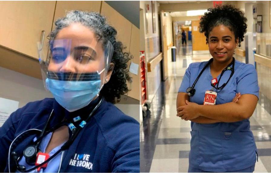 Asambleísta dominicana toma el uniforme de enfermera para ayudar pacientes con COVID-19