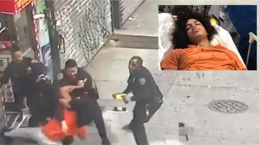 Atracador se enfrenta a cuatro policías, le quita arma a uno,  dispara a dos y huye