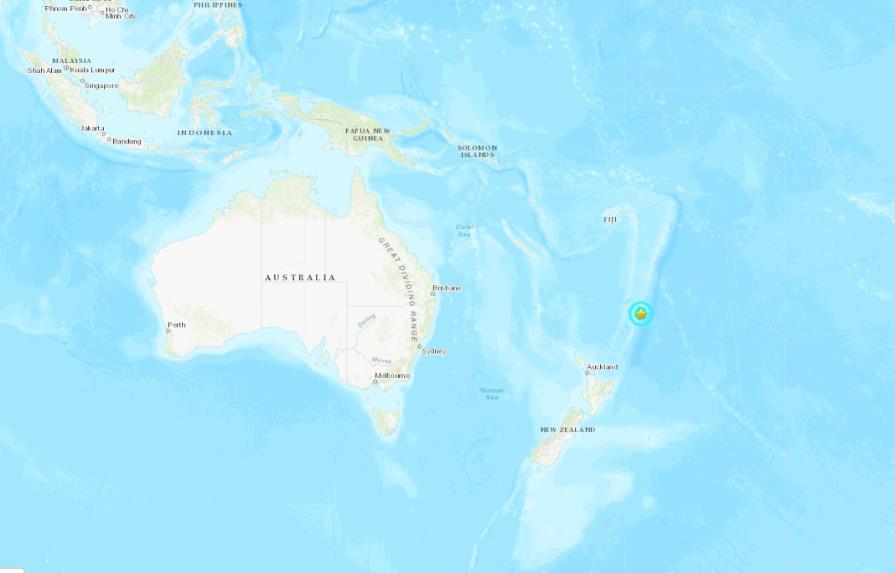 Un seísmo de magnitud 6.3 sacude las islas Kermadec de Nueva Zelanda