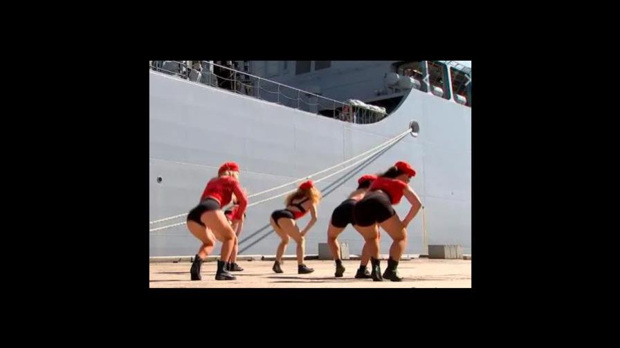 Escándalo en Australia por “twerking” durante una ceremonia de la Armada