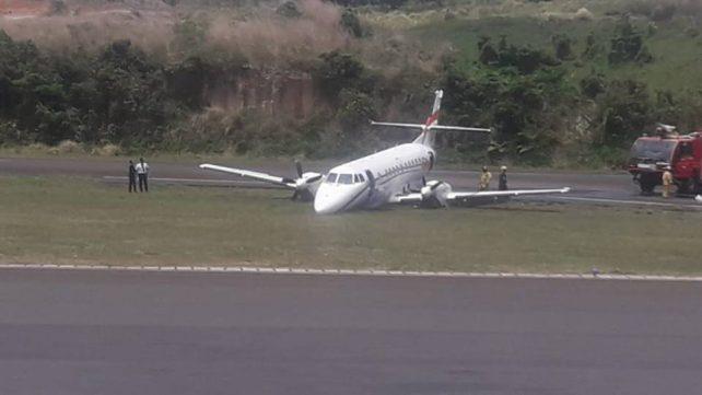 Aerodom confirma avión realizó aterrizaje forzoso en Dominica salió del AILA