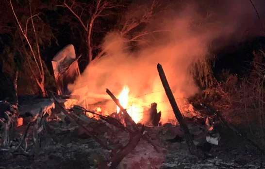 La avioneta cargada de drogas que se estrelló en Pedernales venía de Colombia