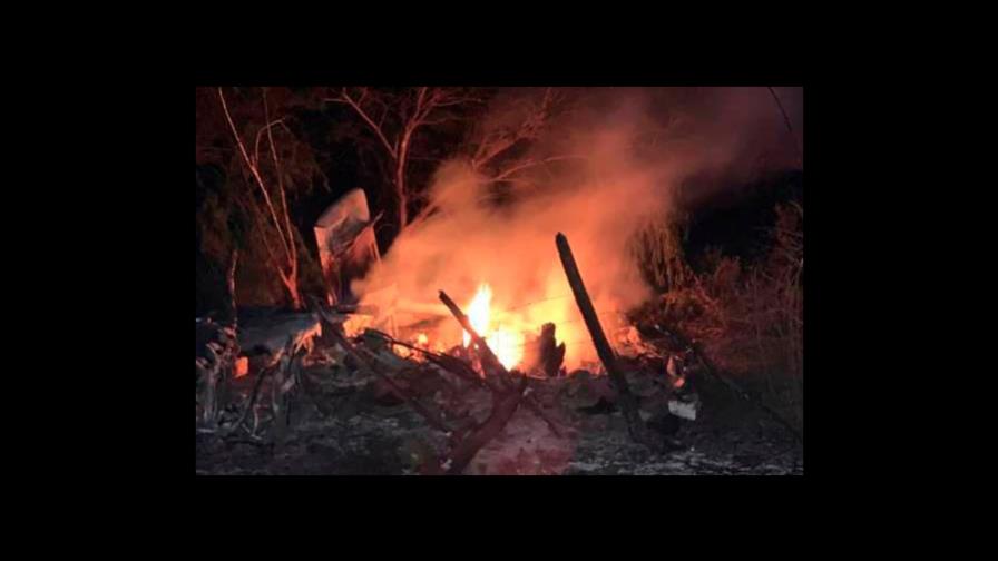 La avioneta cargada de drogas que se estrelló en Pedernales venía de Colombia