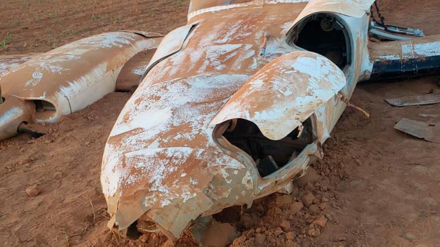 Se accidenta avioneta cargada de droga en Pedernales