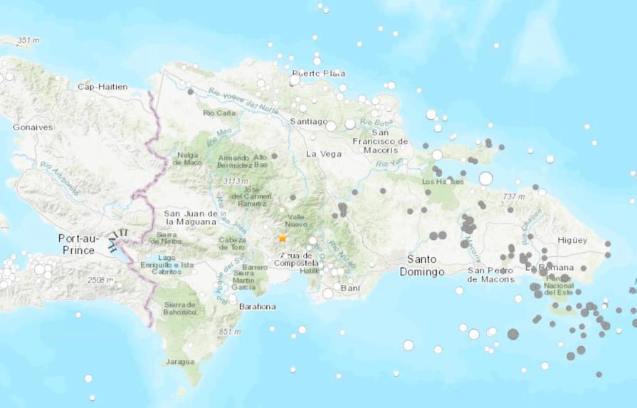 Reportan sismo de 4.2 en Azua