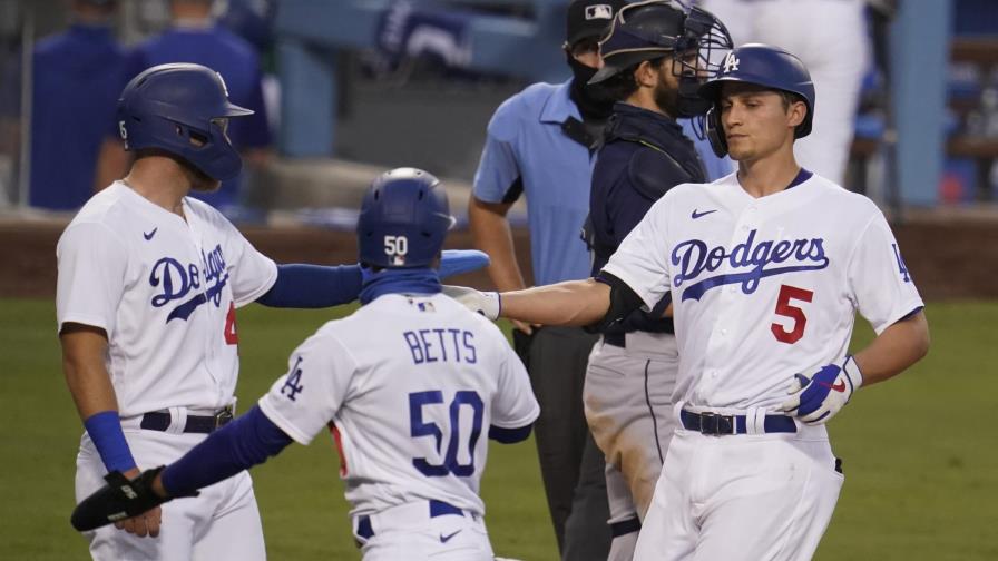 Hermanos Seager jonronean, Dodgers remontan ante Marineros Hermanos Seager jonronean, Dodgers remontan ante Marineros