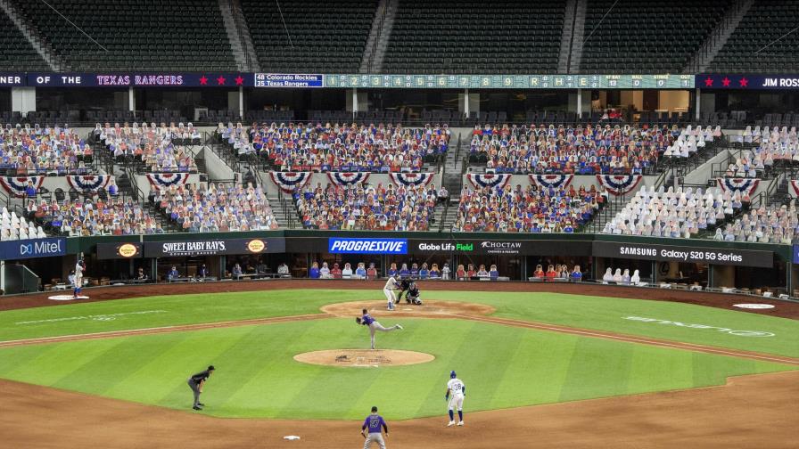Rangers inauguran parque y campaña venciendo a Rockies