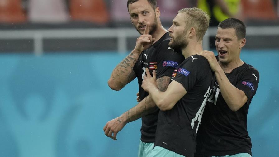 Austria al fin gana en la Euro, 3-1 ante Macedonia del Norte