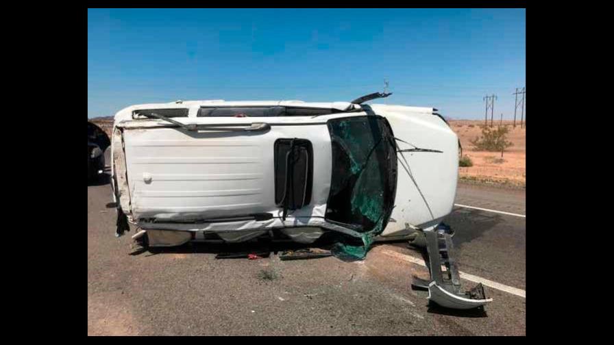 Por huir de Patrulla Fronteriza conductor volcó su vehículo en Yuma, Arizona