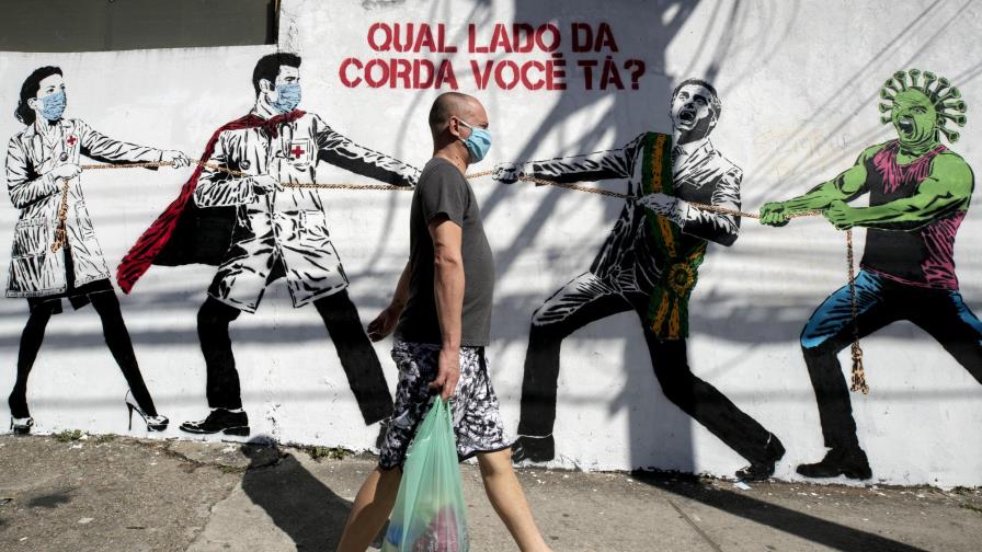 Brasil rebasa el millón de casos confirmados de COVID-19 Brasil rebasa el millón de casos confirmados de COVID-19